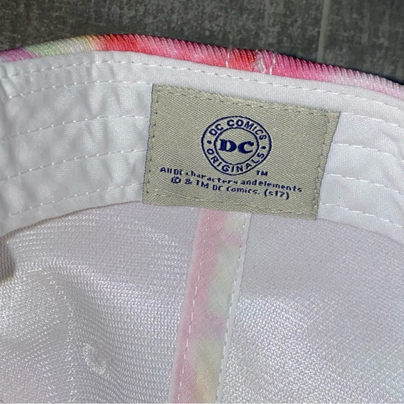 Wonder Woman Snapback Hat Cap Adult Pink Tie Dye DC Comics SuperHero Barbiecore - Picture 9 of 9